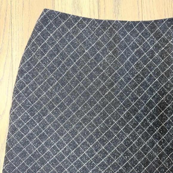 Ann Taylor Women’s Vintage Wool Silk Blend Argyle Flare Lined Mini Skirt Size 10 - Picture 2 of 10